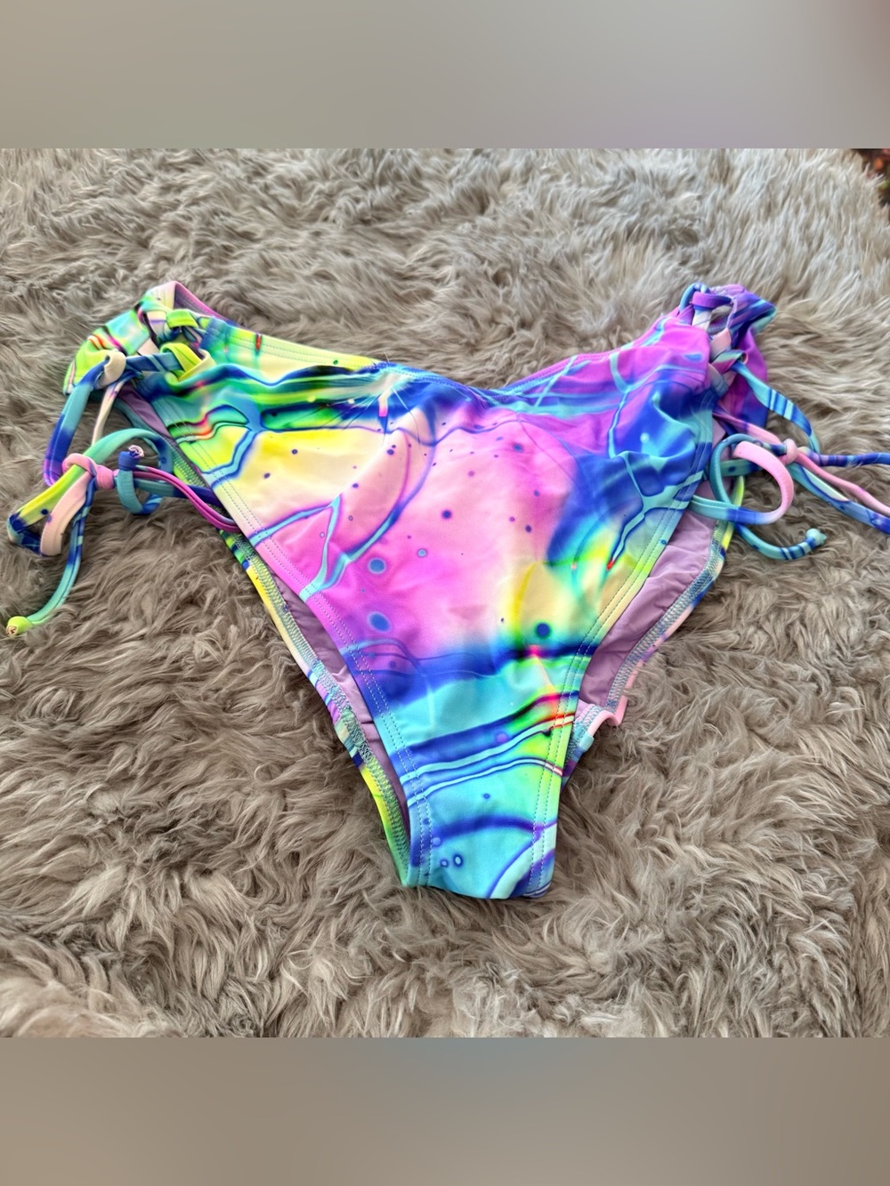 Curvy Beach pastel trance side tie bottom 2x